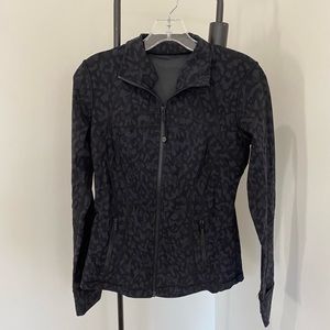 lululemon leopard define jacket